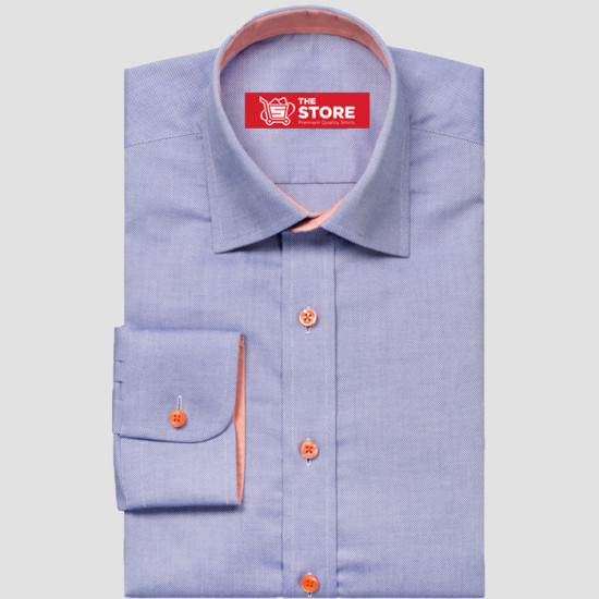 Ramalde Dark Blue With Contrast Formal Shirt 