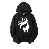 Black Hoodie With Women New Design Logo