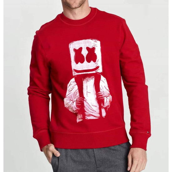 Marshmellow Red Full Sleeves Sweatshirt Marshmellow Red Full Sleeves Sweatshirt