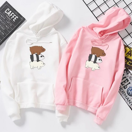 Bundle of 2 Teddy Bear Hoodies For Girls