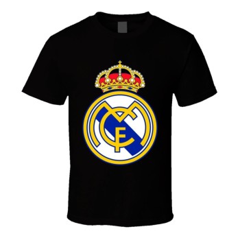 Round Neck Real Madrid Logo T-Shirt