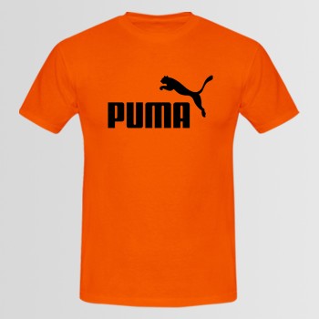 Puma Logo With Text T-Shirt