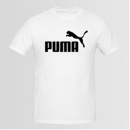 Puma Logo With Text T-Shirt