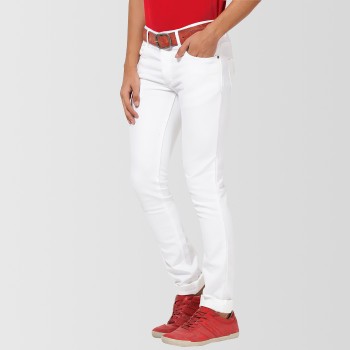 White Slim Fit Jeans