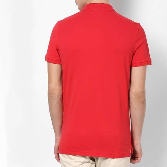 Red Plain Polo T-Shirt