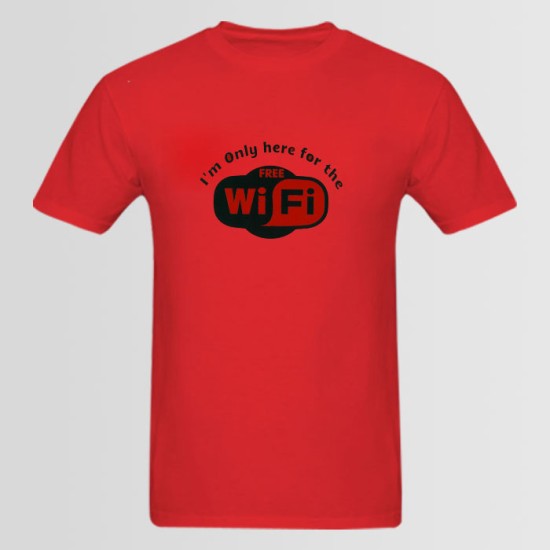 Free WIFI Logo T-Shirt (Available In 8 Colors)