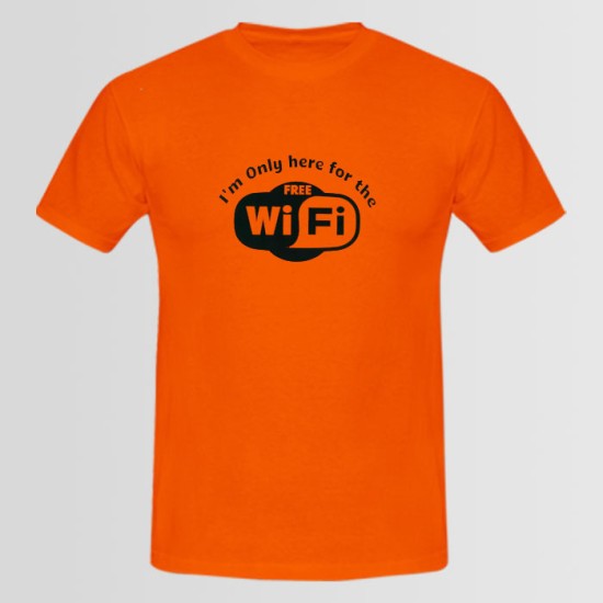 Free WIFI Logo T-Shirt (Available In 8 Colors)