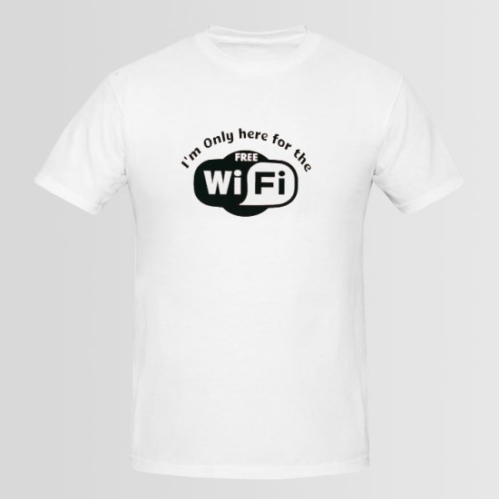 Free WIFI Logo T-Shirt (Available In 8 Colors)