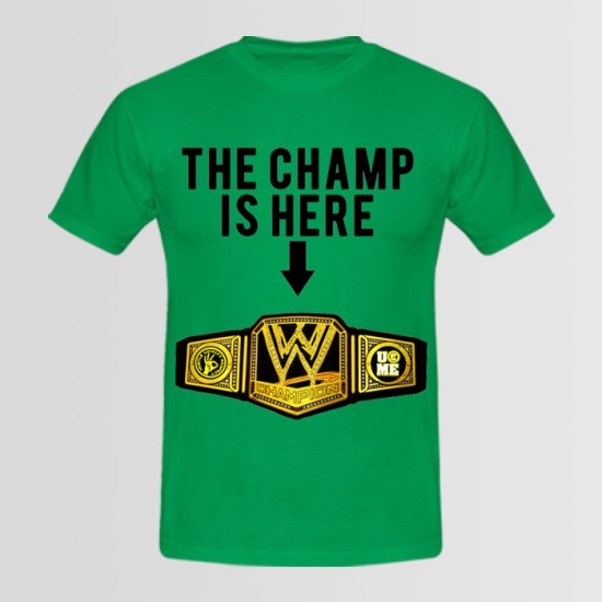 The Champ Is Here Logo T-Shirt (Available In 8 Colors)