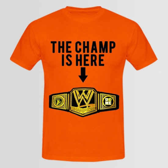 The Champ Is Here Logo T-Shirt (Available In 8 Colors)