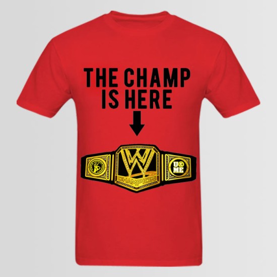 The Champ Is Here Logo T-Shirt (Available In 8 Colors)