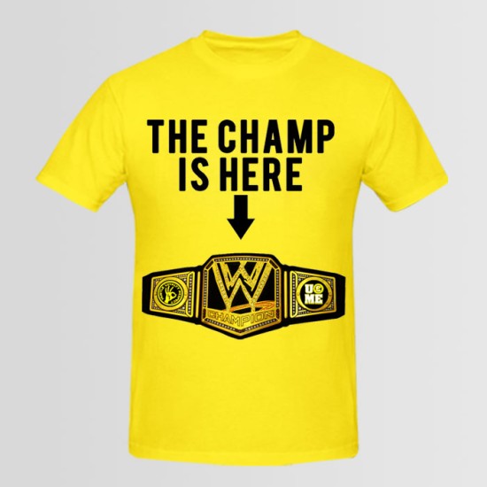 The Champ Is Here Logo T-Shirt (Available In 8 Colors)