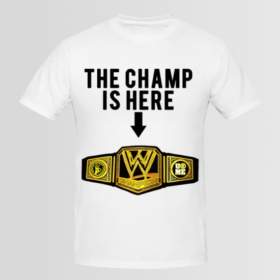 The Champ Is Here Logo T-Shirt (Available In 8 Colors)