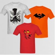 Graphic T-Shirt Bundle Of Three B 1 (Available In Different Colors And Design)