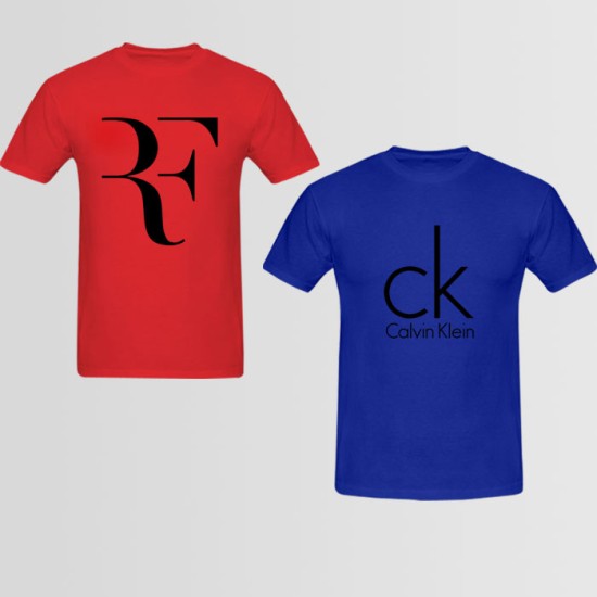 Graphic T-Shirt Bundle Of Two B 1 (Available In Different Colors And Design)