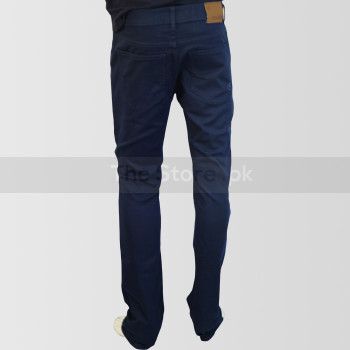 Blue Slim Fit Cotton Jeans Blue Slim Fit Cotton Jeans
