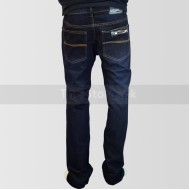 Dark Blue Regular Fit Shaded Jeans