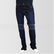 Dark Blue Regular Fit Shaded Jeans