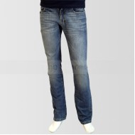 Blue Regular Fit Shaded Jeans