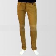 Camel Slim Fit Cotton Jeans