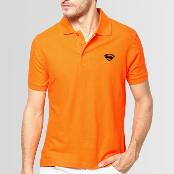 Plain Polo T-Shirt  With Men Of Steel Logo (Available In 12 Colors)
