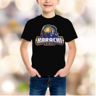 Karachi King Kids Black T-Shirt