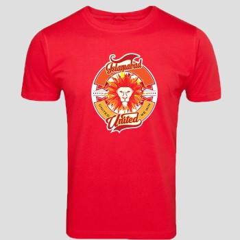 Red PSL Islamabad United Logo T-Shirt 