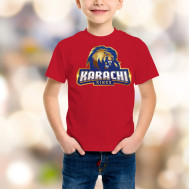 Karachi King Kids Red T-Shirt