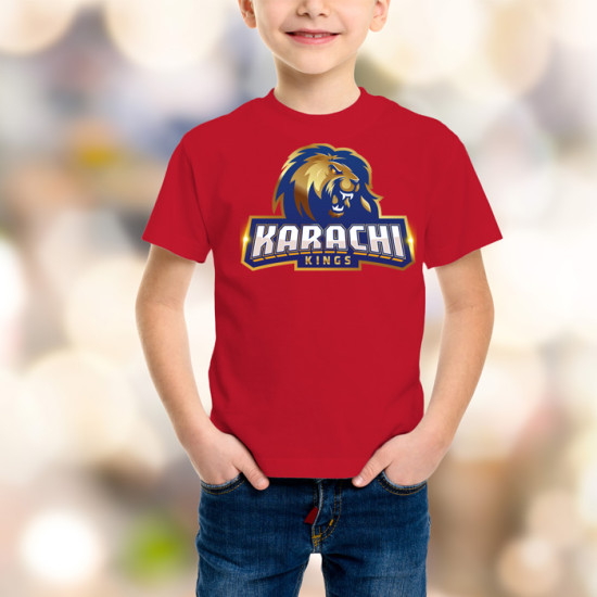 Karachi King Kids Red T-Shirt