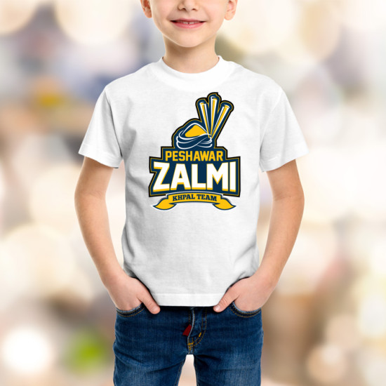 Peshawar Zalmi Kids White T-Shirt