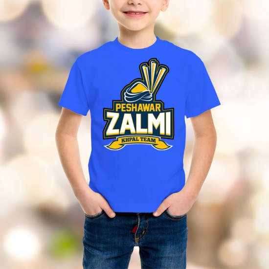 Peshawar Zalmi Kids Blue T-Shirt