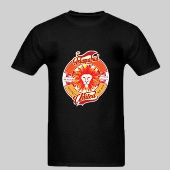 Black PSL Islamabad United Logo T-Shirt