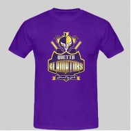 Purple PSL Quetta Gladiators Logo TShirt 