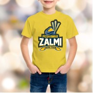 Peshawar Zalmi Kids Yellow T-Shirt