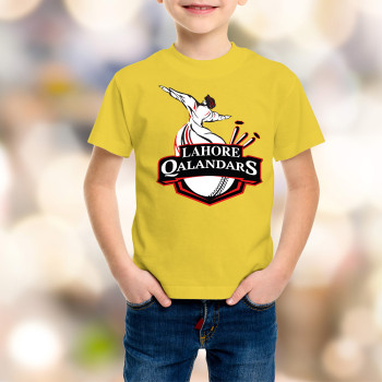 Lahore Qalandars Kids Yellow T-Shirt