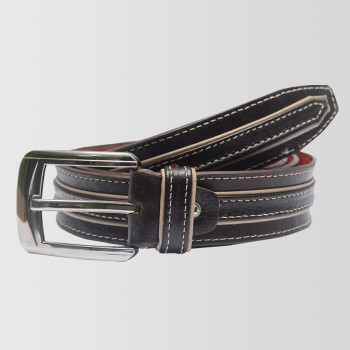 Dark Brown 3 Peice Original Cow Leather Men's Belt Dark Brown 3 Peice Original Cow Leather Men's Belt
