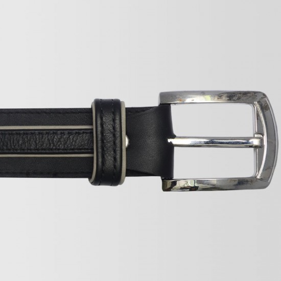 Black 3 Peice Leather Belt