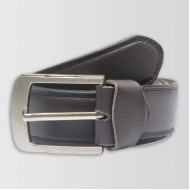 Dark Brown Original Cow Leather Men's Belt