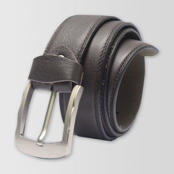 Dark Brown Original Cow Leather Men's Belt