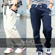 Pack Of 2 French Terry Trousers