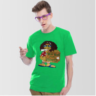 Will Work For Weed Round Neck T-Shirt  