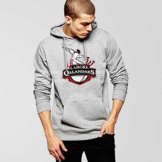 Lahore Qalandars Psl Grey Hoodie