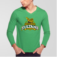 Multan Sultans PSL V-Neck Full Sleeves T-Shirt