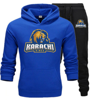 Karachi Kings Psl Tracksuit in Royal Blue