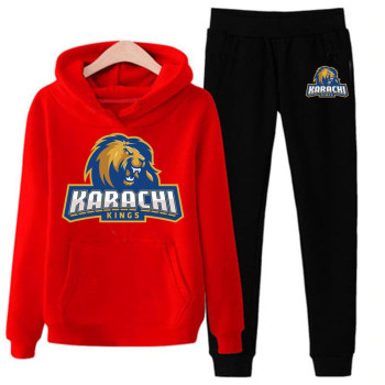 Karachi Kings Psl Tracksuit in Red