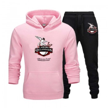 Lahore Qalandars Psl Tracksuit in Pink