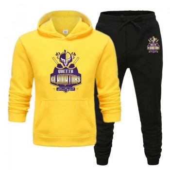 Quetta Gladiators Psl Tracksuit in Yellow