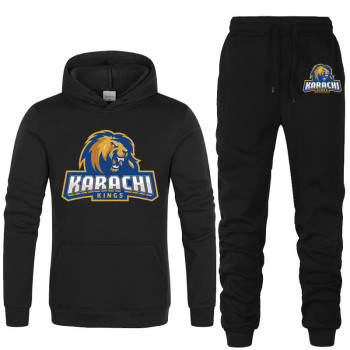 Karachi Kings Psl Tracksuit in Black