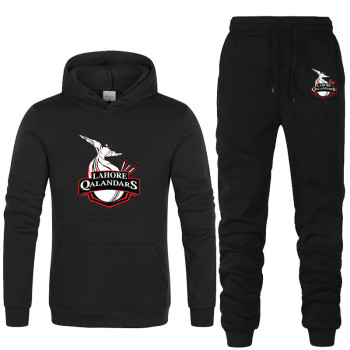 Lahore Qalandars Psl Tracksuit in Black