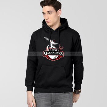 Lahore Qalandar PSL Black Hoodie 